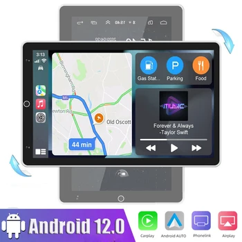 2 Din Android 12.0 10-дюймовый Автомобильный мультимедийный видеоплеер 2DIN Стерео радио GPS для Tesla Style Nissan Hyundai Kia Toyota Honda