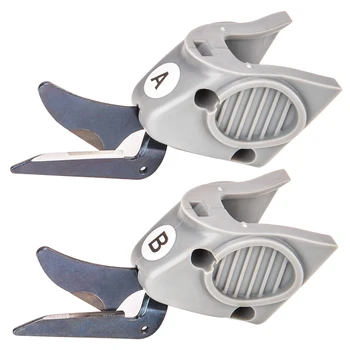 2 Комплекта режущих головок, подходящих для электрических ножниц для ткани Wbt-1, 1 комплект режущих головок A и 1 комплект режущих головок B