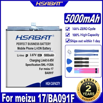 Аккумулятор HSABAT BA091F 5000 мАч для аккумуляторов Meizu 17