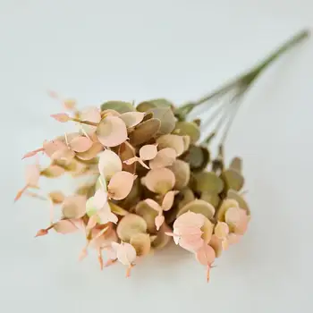 Высококачественное имитационное растение Тонкой работы, привлекательный имитационный цветок, Ветка эвкалипта, искусственный цветок