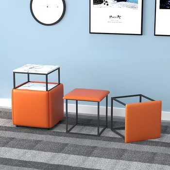 Комбинированный складной табурет и журнальный столик мебель для гостиной многофункциональные табуреты для хранения стул