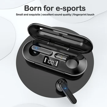 Мини-наушники V60 TWS, беспроводная Bluetooth-гарнитура HD Call, спортивные водонепроницаемые наушники, игровые наушники для телефона Apple Android