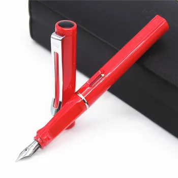 Перьевая ручка JINHAO 599 Red Student для четырехугольной каллиграфии со средним пером Новая