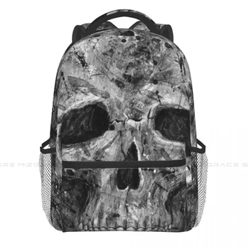 Повседневная школьная сумка большой емкости, рюкзаки для ноутбука с темным черепом, Мифическая фантазия, Многофункциональный Мягкий рюкзак для подростка