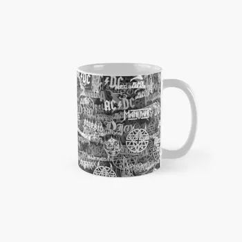 Хэви-метал группы, Классическая кружка с рисунком чая, Фото Подарков, Круглая ручка для кофейной чашки, дизайн изображения, Посуда для напитков, простая картинка