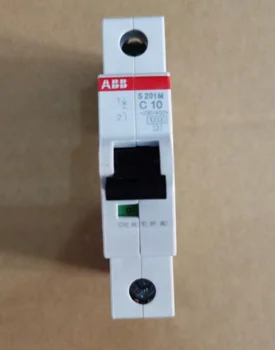 1 шт. Оригинальный автоматический выключатель ABB S201M-C10 1P 10A, бесплатная доставка