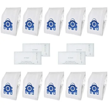 10 шт. Сменных мешков для пыли для пылесоса типа GN и 4 упаковки фильтров S2 S5 S8 C1 C3 Аксессуары для пылесосов