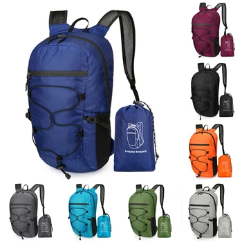 2023 новый mochilas непроницаемый дышащий открытый складной рюкзак для путешествий и отдыха, Легкий рюкзак для мальчиков и женщин