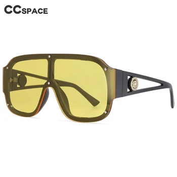 53926, Мужские и женские солнцезащитные очки с заклепками с одной линзой, декоративные модные женские очки UV400