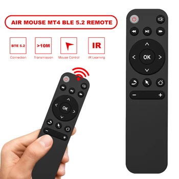 Bluetooth 5.2 Пульт дистанционного управления Air Mouse для Smart Tv Box, телефона, компьютера, ПК, проектора и т.д. Пульт дистанционного управления BT5.2