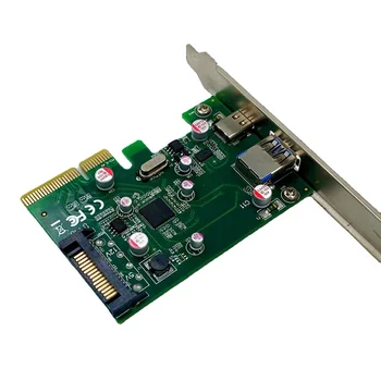 PCIE К плате расширения TypeC3.1 + USB3.1 Производители настольных адаптеров PCI-E Напрямую поставляют ASM1142