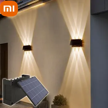 Xiaomi Solar Lights Наружный настенный светильник с восходящим и нисходящим солнечным светом, водонепроницаемый настенный декор, Сад, внешнее бра, забор, Солнечная лампа на крыльце,