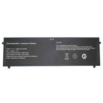 Аккумулятор для замены ноутбука Hyundai для HyBook HT14CCIC44SGH 7.4V 5000mAh 37Wh Новый