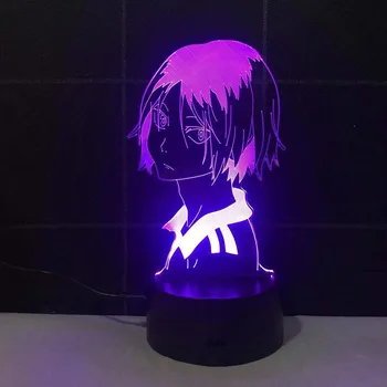 Аниме Kozume Kenma Лампа для Декора Спальни Ночник Для Детей Подарок На День Рождения Haikyuu Kenma Light 3D Светодиодный Ночник