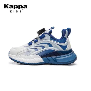 Детские сетчатые кроссовки Kappa 2023, Весенняя Новинка, Дышащая Сетчатая обувь для мальчиков, Летние кроссовки с поворотной кнопкой для бега