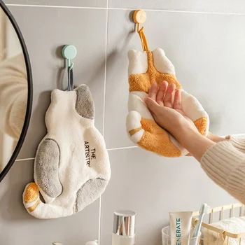 Детское полотенце для рук с милым котом, суперпоглощающее кухонное полотенце из микрофибры, высокоэффективное полотенце для чистки посуды, Кухонные инструменты