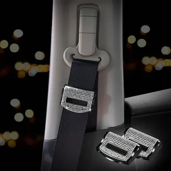 Для всех моделей Benz Горячее сверление, Пряжка ремня безопасности с алмазными вставками, Ограничительная регулировка ремня безопасности, Зажим для загрузки ремня безопасности
