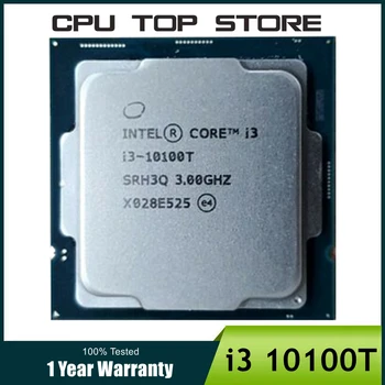 Используемый Четырехъядерный Восьмипоточный процессор Intel Core i3 10100T 3,0 ГГц 6M 35W LGA 1200 без Кулера