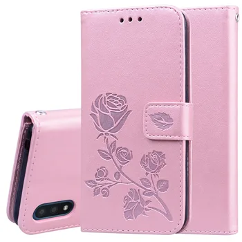 Кожаный чехол-бумажник с 3D цветком Для Samsung Galaxy A01, Откидной чехол Для Samsung A01 A01 SM-A015F A015G A015M, телефон Etui Coques