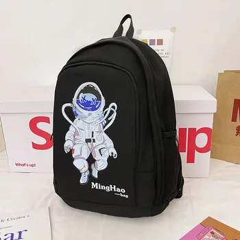 Милые женщины-астронавты, нейлоновый легкий рюкзак, сумка для школьных книг, дорожные рюкзаки для девочек-подростков, женские портативные сумки для ноутбуков