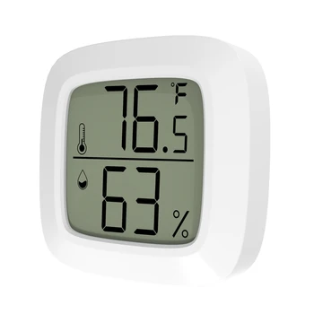 Мини-цифровой термометр-гигрометр для дома, точный датчик температуры и влажности, монитор для домашнего офиса, детской комнаты, теплицы