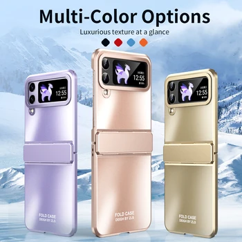 Модный Роскошный Чехол с Покрытием для Samsung Galaxy Z Flip 4 5 5G Flip4 Flip3 Flip5 Flip 3 Zflip4 Zflip3 Защитный Чехол Для Телефона