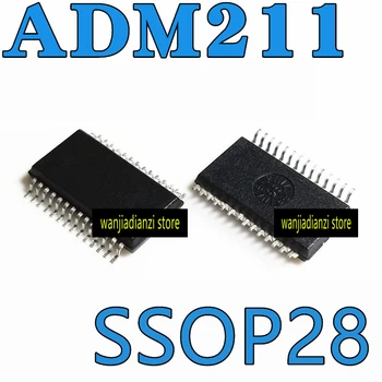 Новые и оригинальные ADM211EA, ADM211EARS, ADM211EARSZ SSOP28 28-футовые патчи микросхем интерфейса RS -232, электронные компоненты, SMD IC