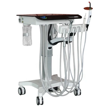 Портативная Передвижная Стоматологическая установка Cart Доступна Стоматологическая Турбинная установка с воздушным компрессором