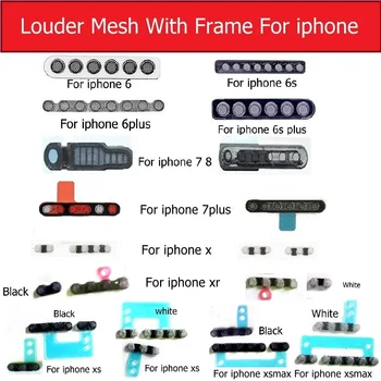 Пылезащитная сетка громкоговорителя для iPhone 6s 6 7 8 plus сетчатая рамка для зуммера звонка пылезащитные запчасти для ремонта iphone X XS MAX XR