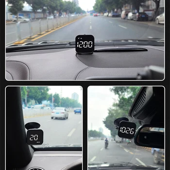 Универсальный автомобильный HUD-дисплей с напоминанием о превышении скорости, мобильный предупреждающий дисплей, напоминание о усталости при вождении для всех автомобилей, автомобильные аксессуары