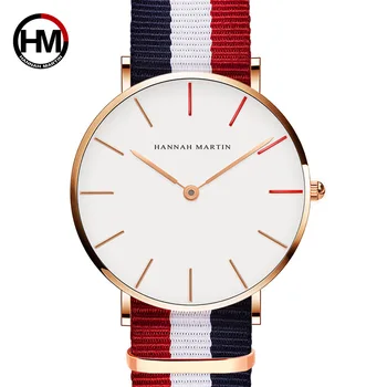 Ханна Мартин, кварцевые часы люксового бренда, женские часы 2023, Женские часы, простые тонкие женские часы, платье, наручные часы Relogio Feminino